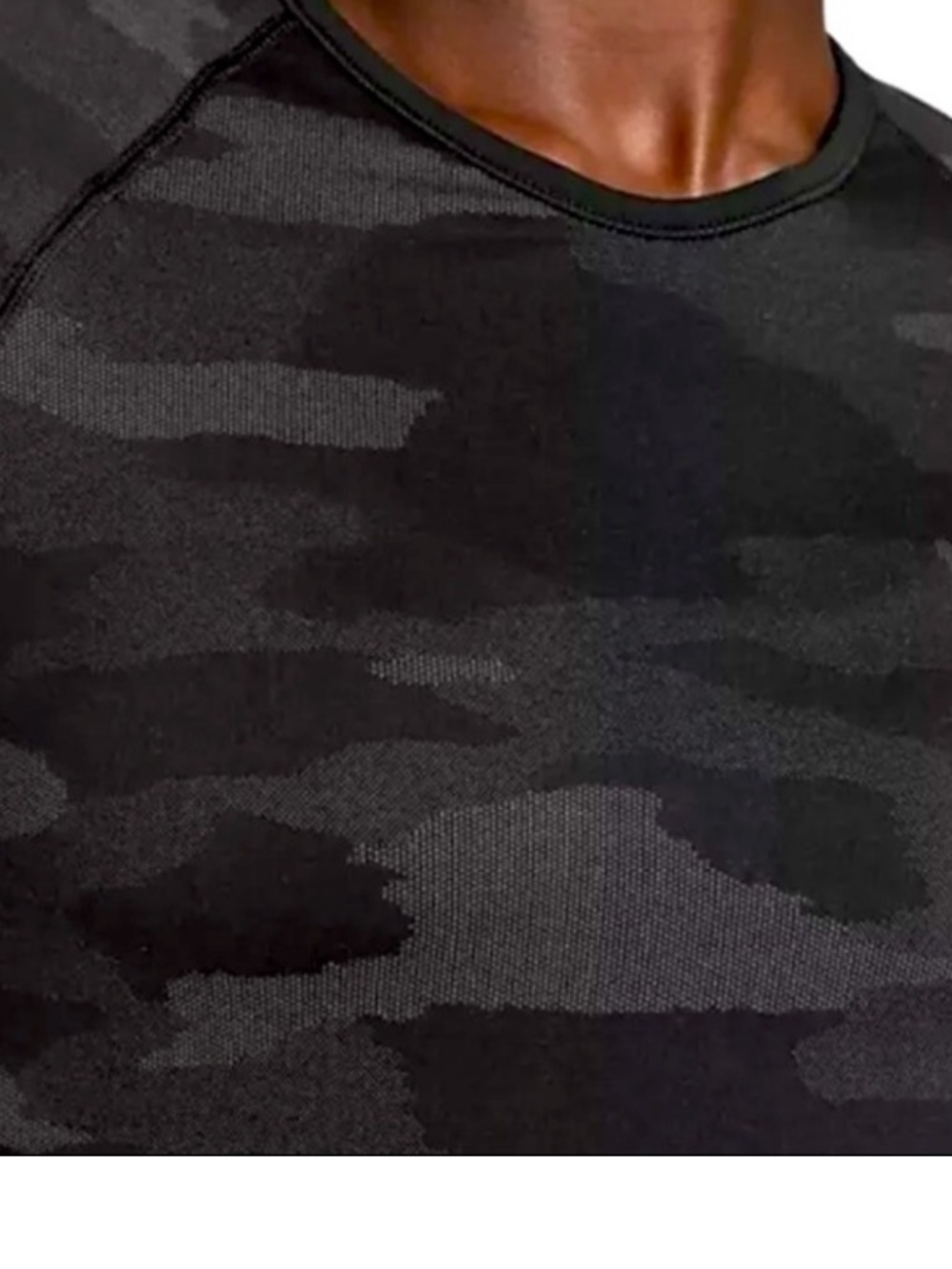 Athleta "Freestyle rash guard performance top in camo" NWOT - Picture 3 of 10